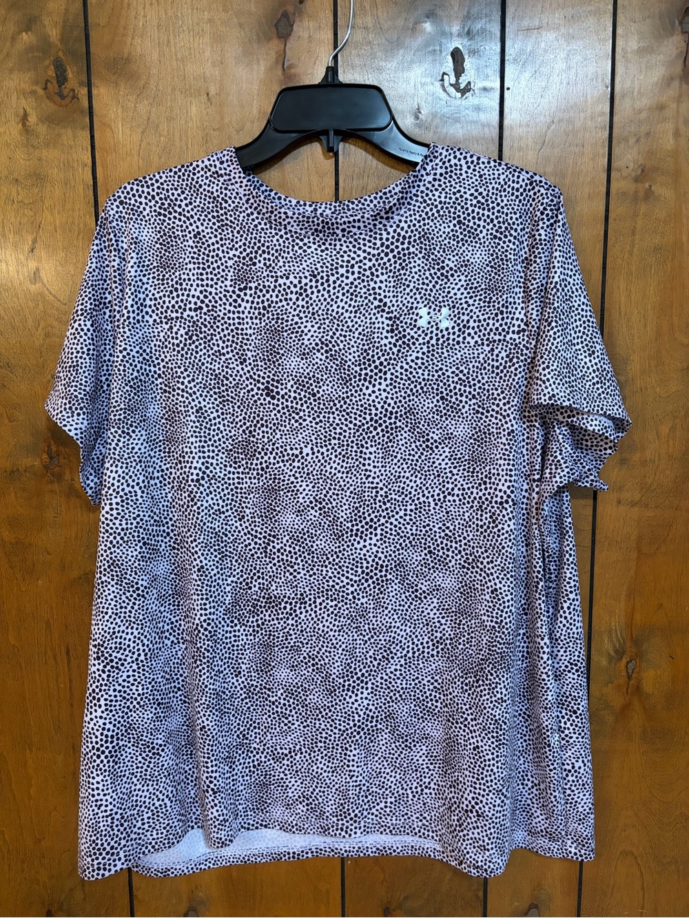 Under Armour Men's Purple Dot-Print Short Sleeve Tee